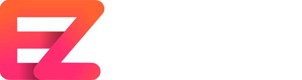 הלוגו הרשמי של EZ-GROUP לבן